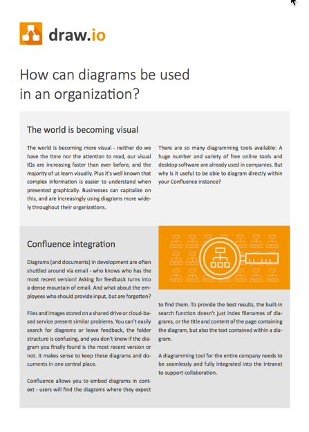 draw.io：可以在组织中使用图表的位置