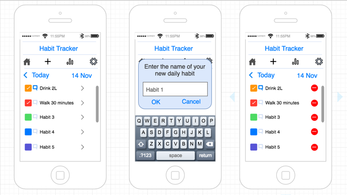 draw.io-移动应用程序模型