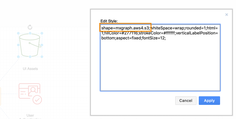 drawio-edit-style-shapename